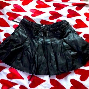 Leather skirt from current mood 🖤
